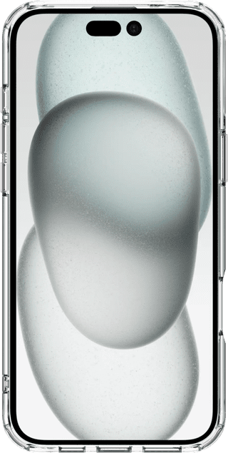 BlueBuilt Protective Back Cover iPhone 16 Plus Transparent + Screen Protector Glass