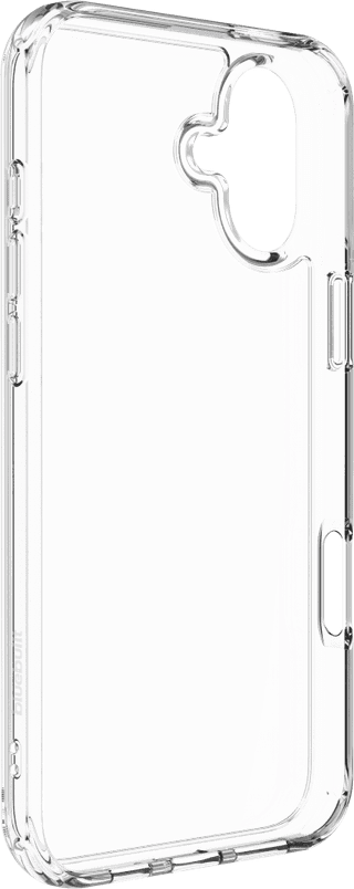 BlueBuilt Protective Back Cover iPhone 16 Plus Transparent + Screen Protector Glass