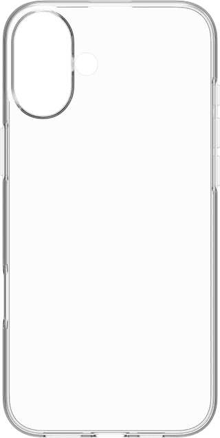 BlueBuilt Back Cover Apple iPhone 16 Plus Transparent + Screen Protector Glass Duo Pack