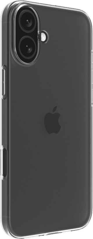 BlueBuilt Back Cover Apple iPhone 16 Plus Transparent + Screen Protector Glass Duo Pack