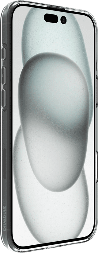 BlueBuilt Back Cover Apple iPhone 16 Plus Transparent + Screen Protector Glass Duo Pack