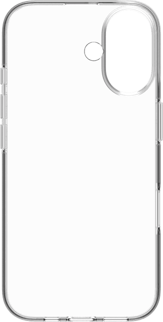 BlueBuilt Back Cover iPhone 16 Transparent + Privacy Filter Screen Protector Glass