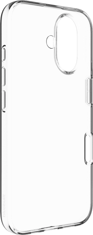 BlueBuilt Back Cover iPhone 16 Transparent + Privacy Filter Screen Protector Glass