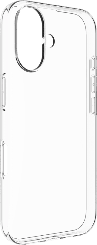 BlueBuilt Back Cover iPhone 16 Transparent + Privacy Filter Screen Protector Glass