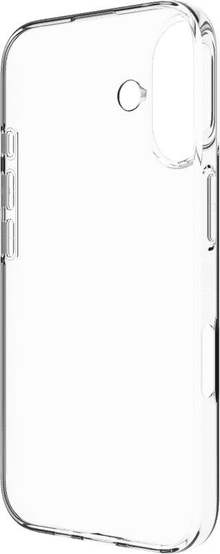 BlueBuilt Back Cover iPhone 16 Transparent + Privacy Filter Screen Protector Glass