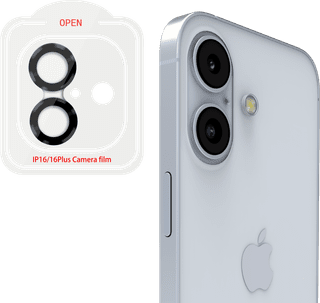 BlueBuilt Apple iPhone 16 / 16 Plus Kameraobjektivschutz Aluminium