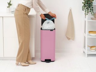 Brabantia Bo Treteimer 30 Liter Lilac Pink