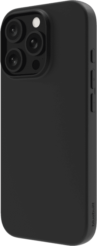BlueBuilt Back Cover iPhone 16 Pro Black + Privacy Filter Screen Protector Glass