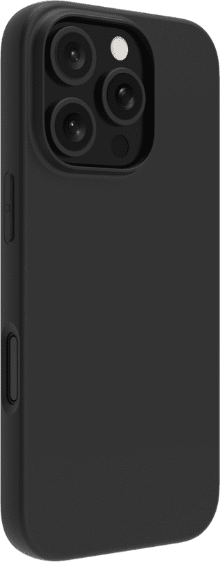 BlueBuilt Back Cover iPhone 16 Pro Black + Privacy Filter Screen Protector Glass