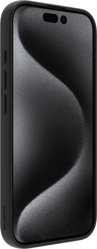 BlueBuilt Back Cover iPhone 16 Pro Black + Privacy Filter Screen Protector Glass