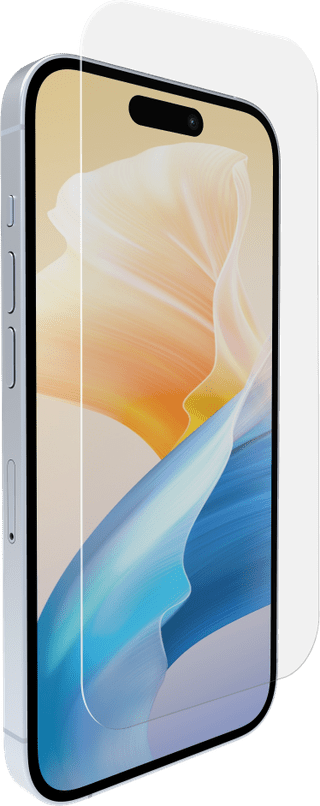 BlueBuilt Apple iPhone 16 Pro Book Case Leder Schwarz + Panzerglas