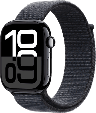 Apple Watch Series 10 46mm Black Sport Watch Strap