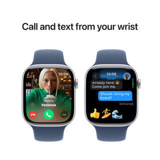 Apple Watch Series 10 46mm Silver Sport Band S/M