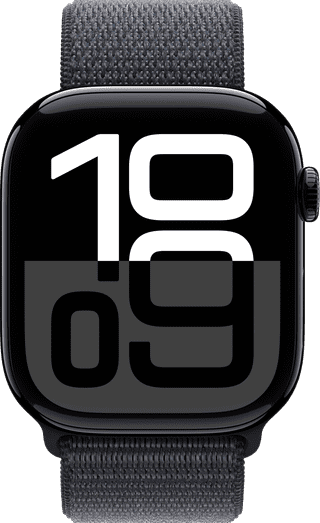 Apple Watch Series 10 4G 46 mm Schwarz Sport Loop