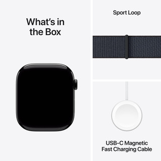 Apple Watch Series 10 4G 46mm Black Sport Watch Strap