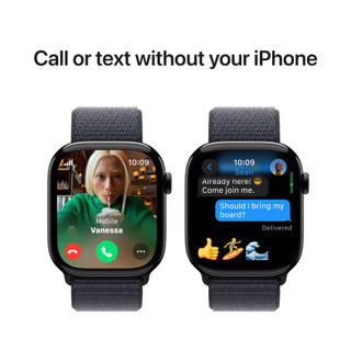 Apple Watch Series 10 4G 46mm Black Sport Watch Strap