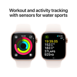 Apple Watch Series 10 42mm Rose Gold Sport Band S/M