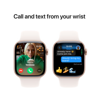 Apple Watch Series 10 42mm Rose Gold Sport Band S/M