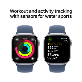 Apple Watch Series 10 42mm Silver Sport Band M/L
