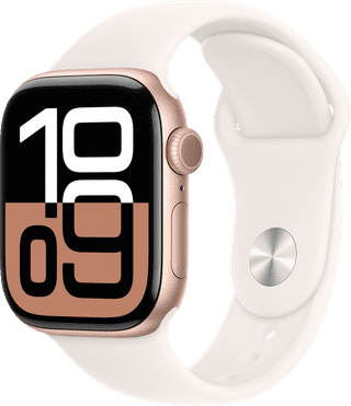 Apple Watch Series 10 4G 42mm Rose Gold Sport Band S/M