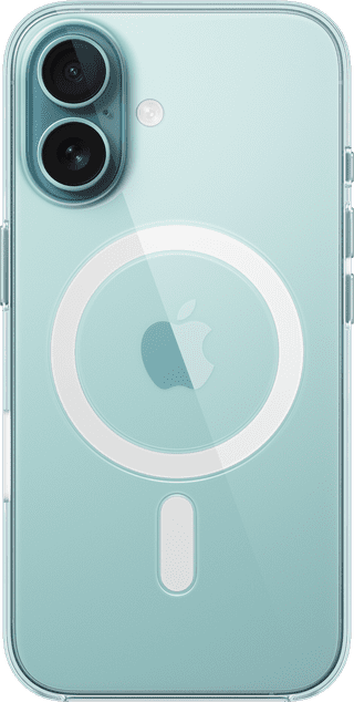 Apple iPhone 16 Back Cover with MagSafe Transparant