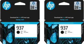 HP 937 Cartridge Black Duo Pack