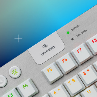 Gaming-Tastatur Logitech G915 TKL Lightspeed TKL Wireless Weiß Qwertz
