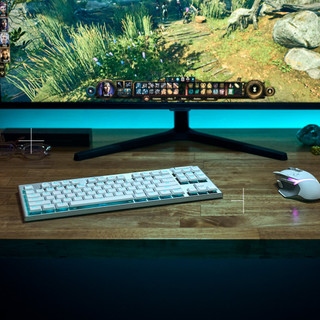 Gaming-Tastatur Logitech G915 TKL Lightspeed TKL Wireless Weiß Qwertz