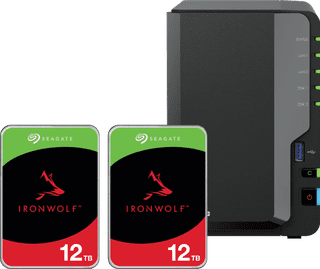 Synology DS225+ + Seagate Ironwolf 12 TB Doppelpack
