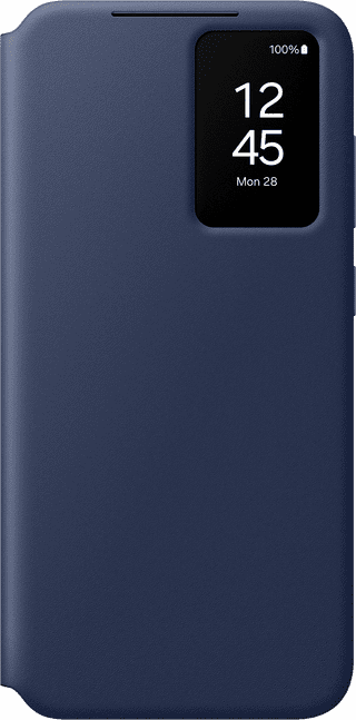 Samsung Galaxy S24 FE Clear View Book Case Blue