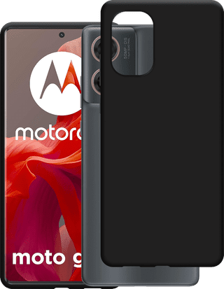 Just in Case Soft Design Motorola Moto G85 Backcover Schwarz