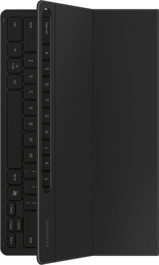 Samsung Galaxy Tab S10 Plus / S9 Plus / S9 FE Plus Slim Tastaturhülle QWERTZ Schwarz