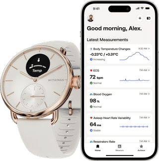Withings ScanWatch 2 Roségold 38 mm