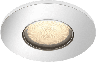 Philips Hue Adore Recessed Spot Light Bathroom White Ambiance - round- Chrome