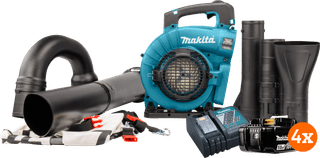 Makita DUB363ZV 18V 5.0Ah Battery (4x) Starter Kit