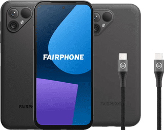 Fairphone 5 256GB Black 5G + Accessory Pack