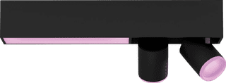 Philips Hue Centris Mounted Spot Light White and Color - Black - Rectangle - 2-spots