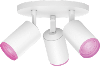 Philips Hue Fugato Aufbauspot White & Color - Weiß - 3 Spots