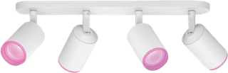 Philips Hue Fugato Aufbauspot White & Color - Weiß - 4 Spots