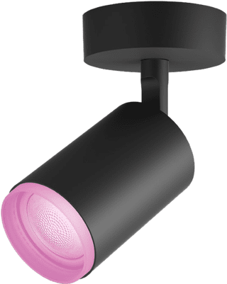 Philips Hue Fugato Aufbauspot White & Color - Schwarz - 1 Spot