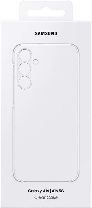 Samsung Galaxy A16 Soft Case Back Cover Transparent