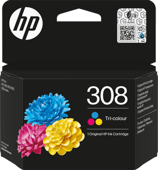 HP 308 Cartridges 3-Color Pack