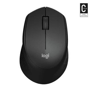 Logitech M330 Silent Plus Kabellose Maus Schwarz