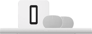 Sonos Arc Ultra + Era 300 Heimkino-Set Weiß