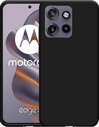 Just in Case Soft Design Motorola Edge 50 Neo Backcover Schwarz
