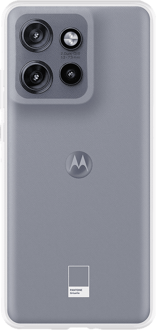 Just in Case Soft Design Motorola Edge 50 Neo Back Cover Transparent