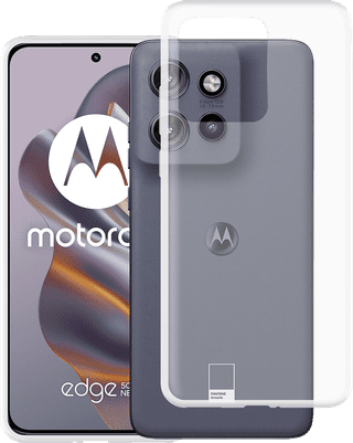 Just in Case Soft Design Motorola Edge 50 Neo Back Cover Transparent