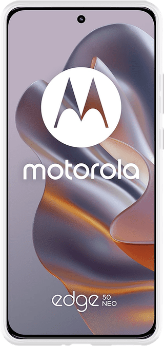 Just in Case Soft Design Motorola Edge 50 Neo Back Cover Transparent
