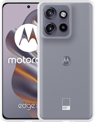 Just in Case Soft Design Motorola Edge 50 Neo Back Cover Transparent