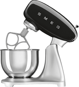 SMEG SMF04BLEU Schwarz